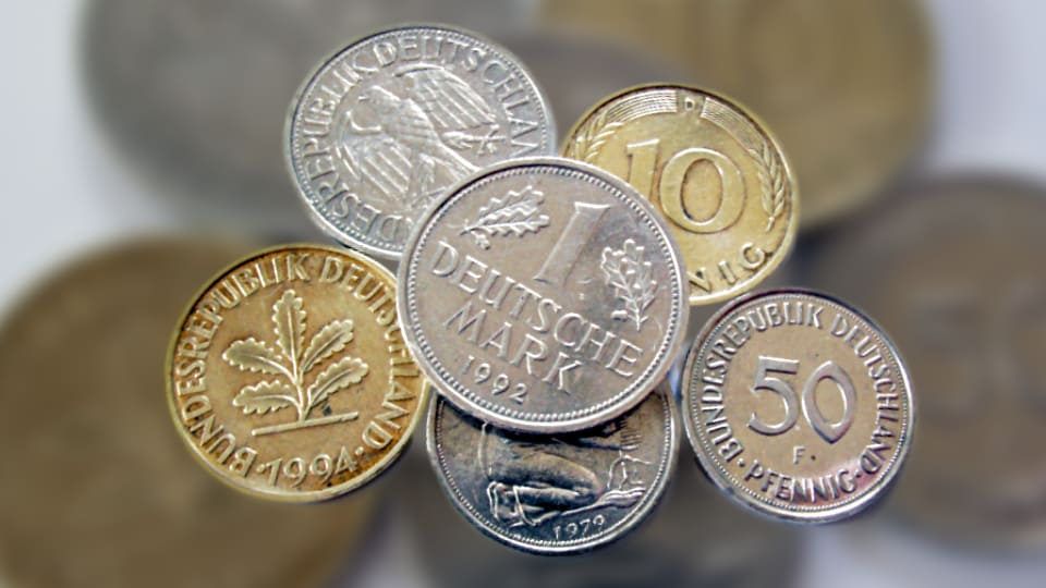 Фото: Монеты Немецких марок, валюта в Германии до Евро