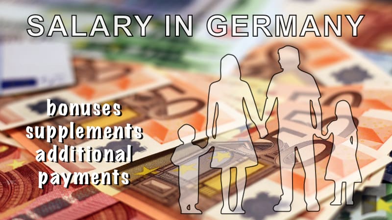 Bonuses, Supplements, and Allowances to Salaries in Germany