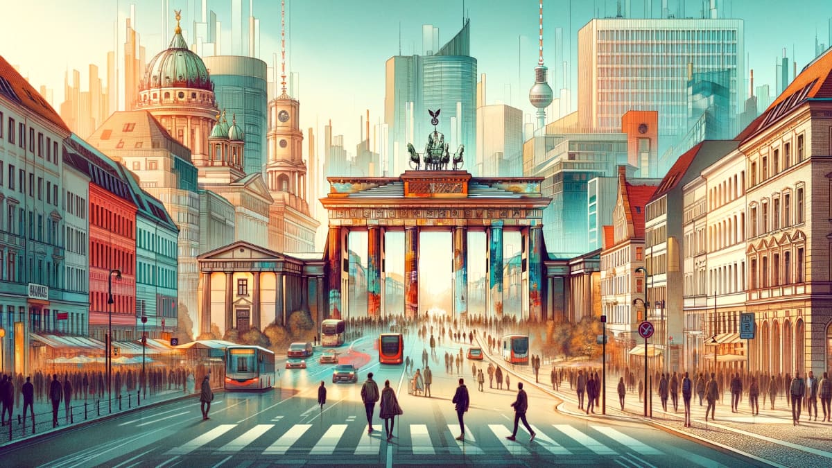 Город Берлин: население, местное время, код, индекс