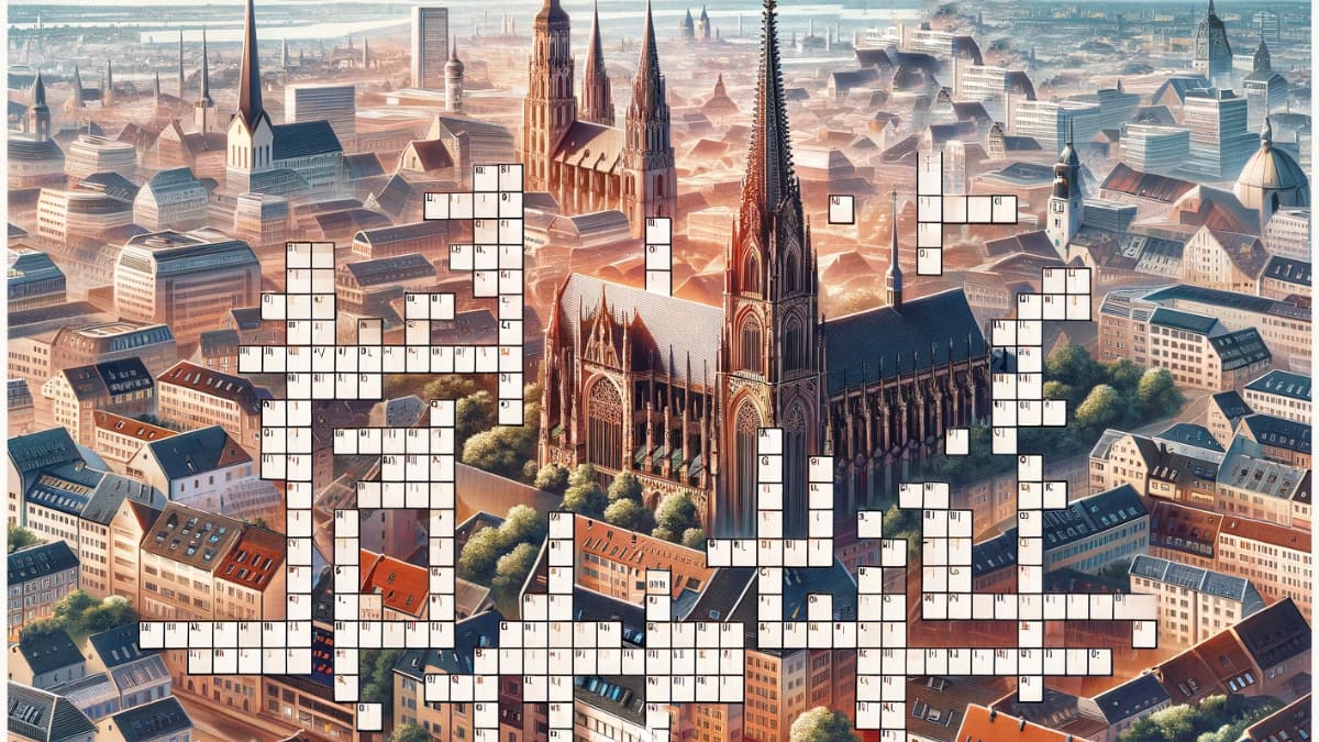 Znajdź miasto Niemiec dla gier słownych lub krzyżówek