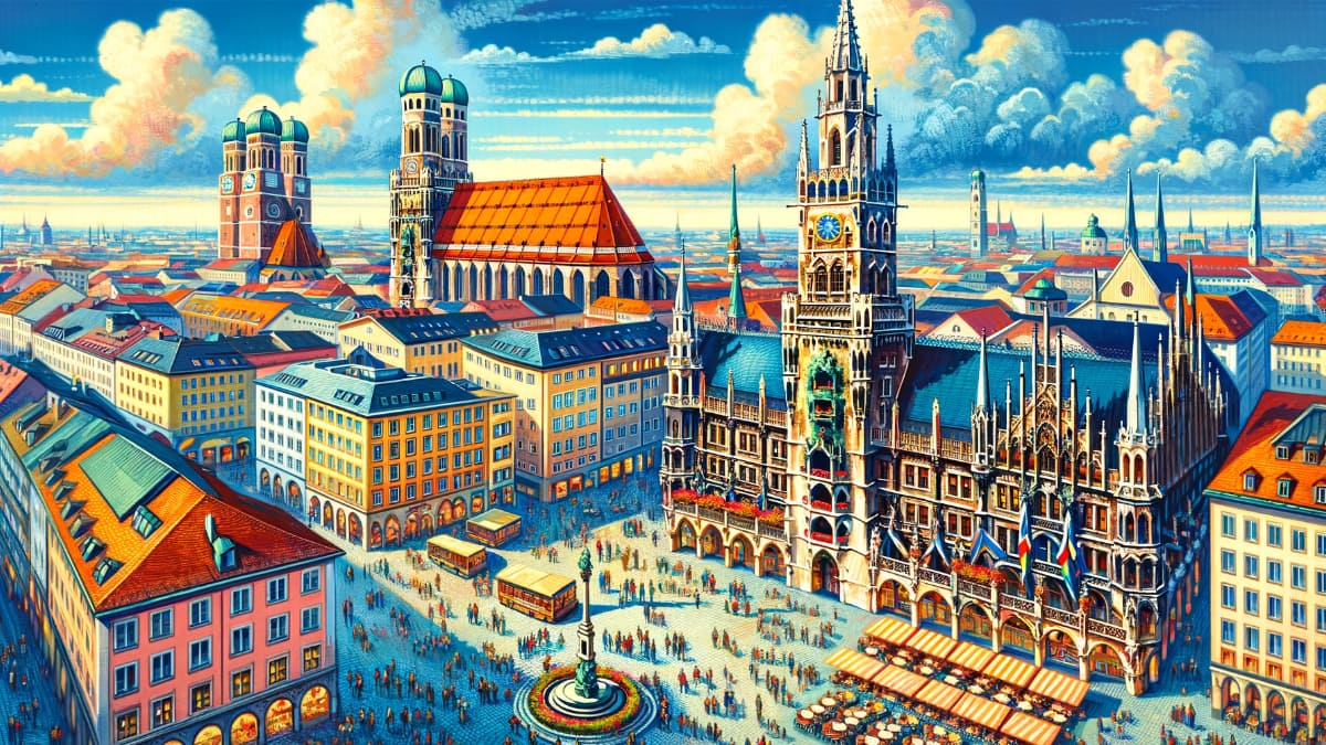 Miasto Monachium: populacja, czas lokalny, numer kierunkowy, kod pocztowy