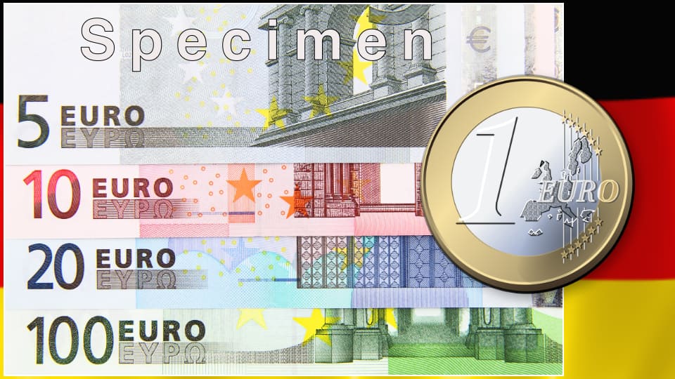 Фото: Деньги в Германии сегодня - евро, €