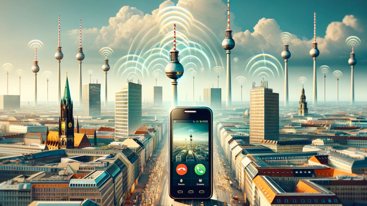 Mobile network operators are in Germany and their phone codes