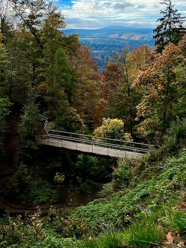 Фото: Чешская Швейцария: мост в Эльбских горах