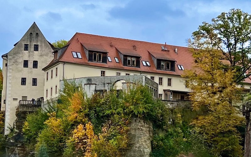 Фото: Замок Ломен, земля Саксония, Германия